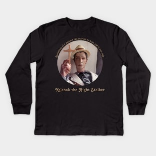 Kolchak: The Night Stalker Kids Long Sleeve T-Shirt